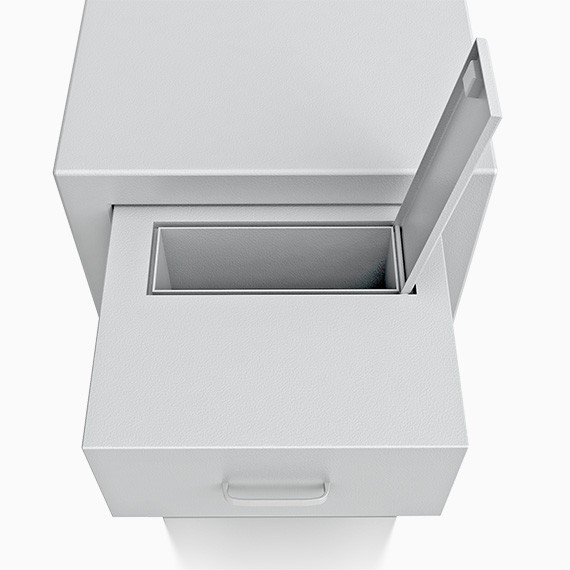 Basel Deposit OV III 3 - Deposit-Wertschutzschrank D-III, Schublade rückseitig ohne Schloss